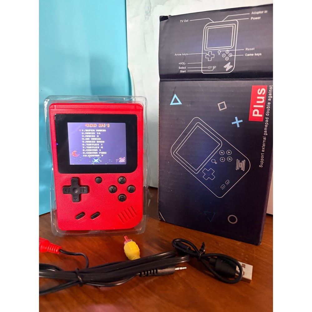 Portable Hand Held Gaming Device Holding 400 Games